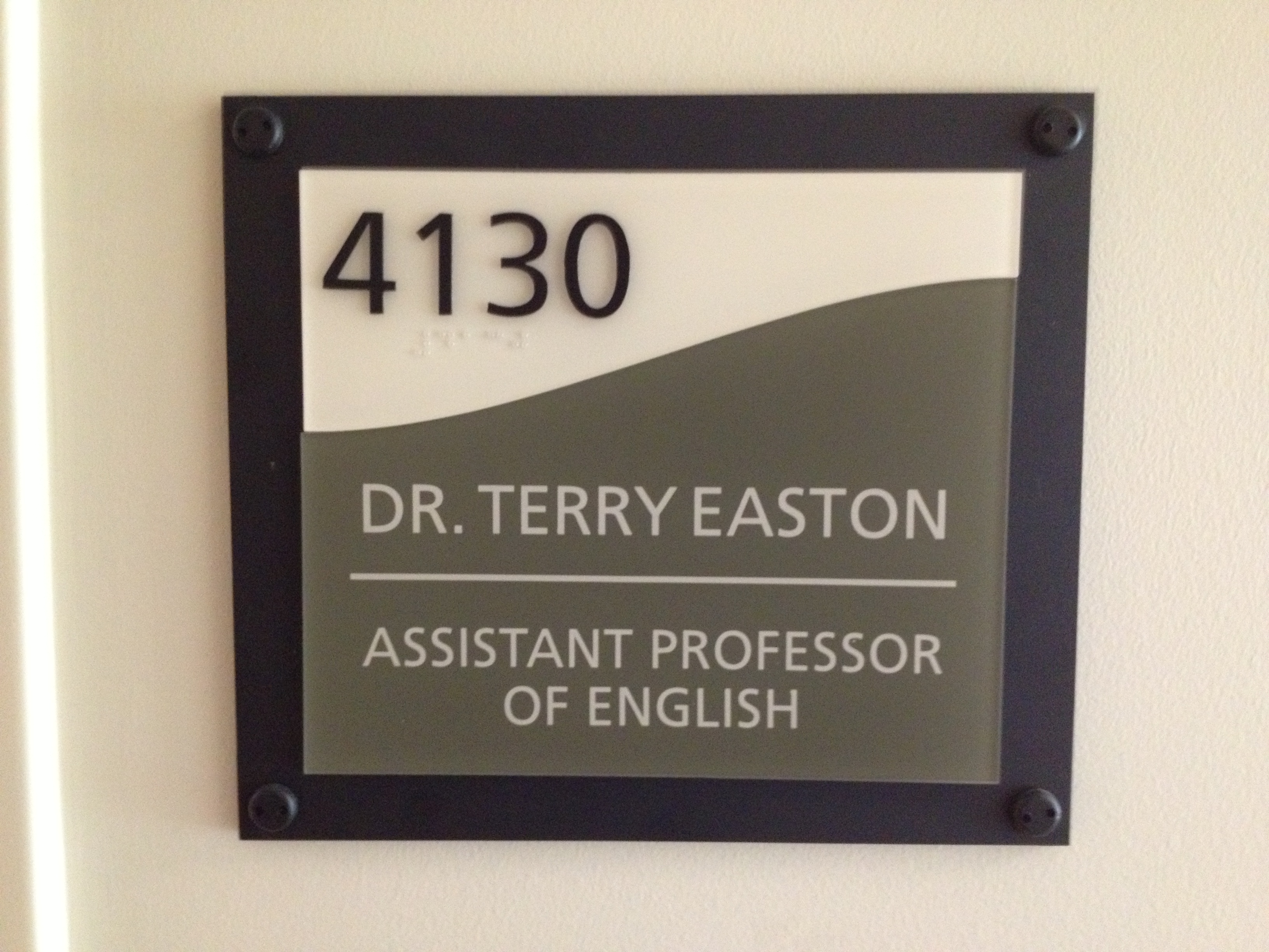 Study Section Sign Student Housing Signage