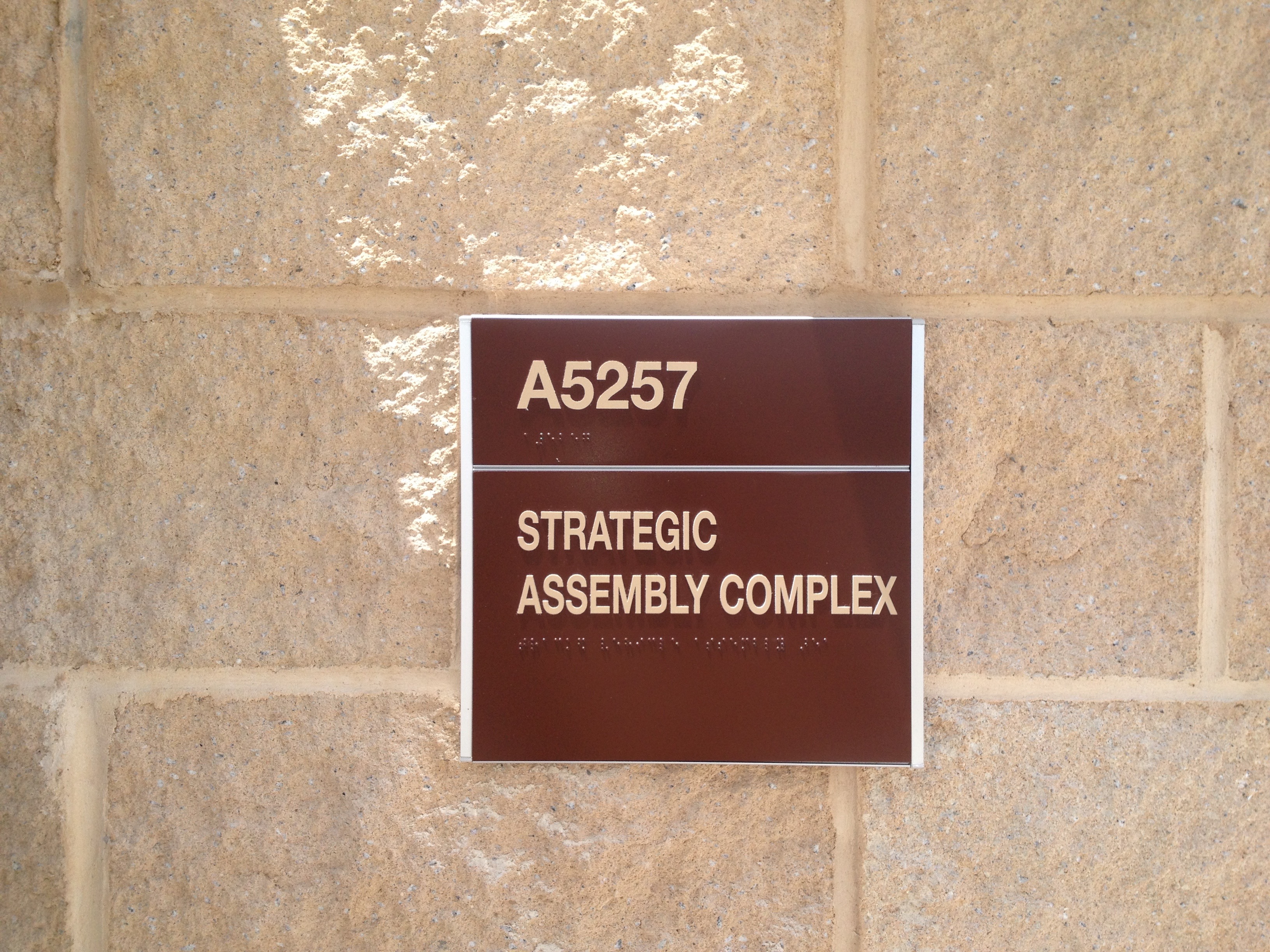 Commando Building Sign Military Signs